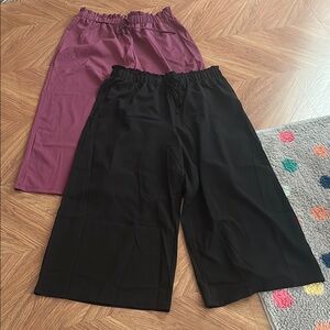 Wide Leg Work Pants